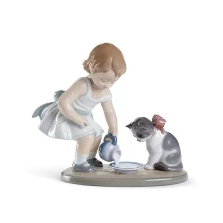 La colazione del gatto - Lladrò