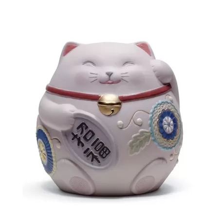 Maneki neko iii (rosa) - Lladrò