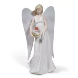 L'angelo della neve (puntale albero) - Lladrò