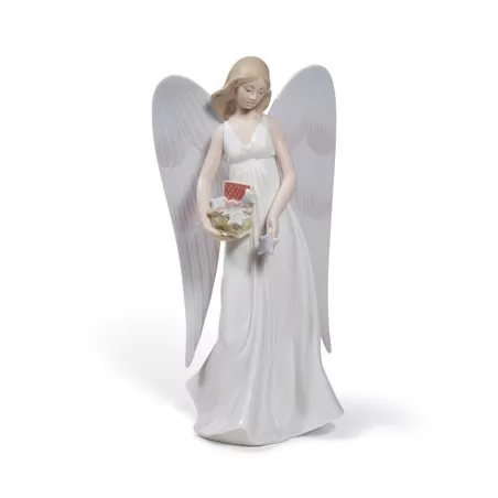 L'angelo della neve (puntale albero) - Lladrò