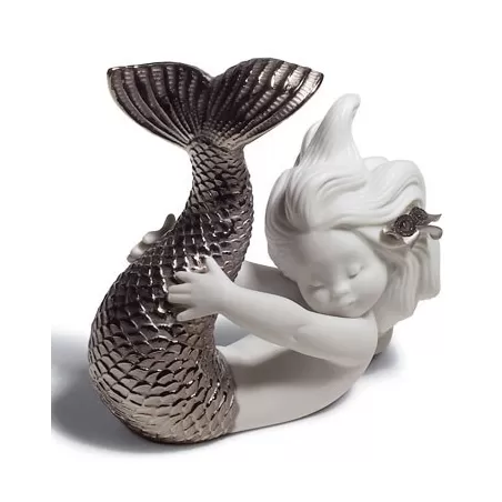 Giocando con il mare (re-deco argento) - Lladrò