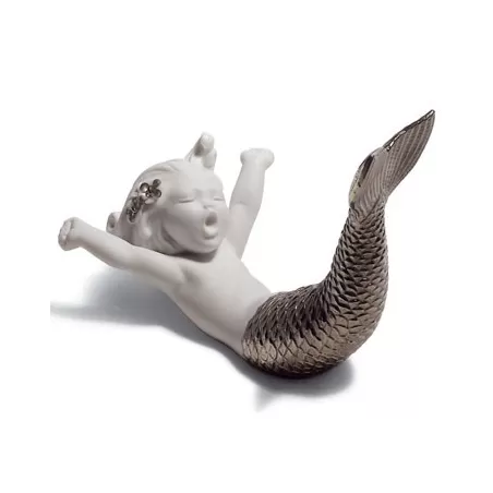 Risveglio nel mare (re-deco argento) - Lladrò