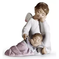 Il mio angelo custode (rosa) - Lladrò