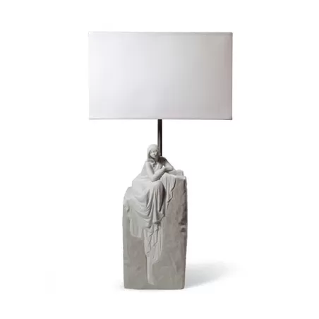 Lampada donna contemplativa i (ce) - Lladrò