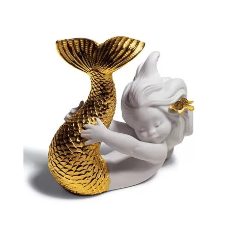 Giocando con il mare (re-deco oro) - Lladrò
