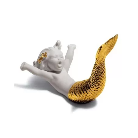 Risveglio nel mare (re-deco oro) - Lladrò