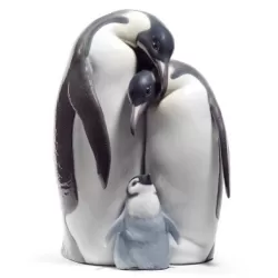 Famiglia di pinguini - Lladrò