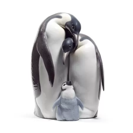 Famiglia di pinguini - Lladrò