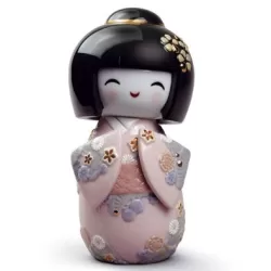 Kokeshi i (rosa) - Lladrò