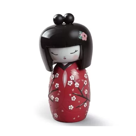 Kokeshi ii (rosso) - Lladrò