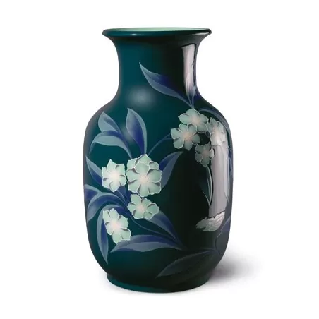 Vaso campanelle (verde) - Lladrò