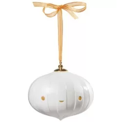 Addobbo 2-insieme agli amici(bianco-oro) - Lladrò