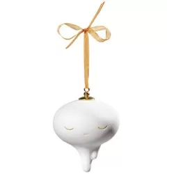 Addobbo 4-insieme agli amici(bianco-oro) - Lladrò