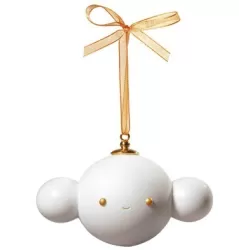 Addobbo 5-insieme agli amici(bianco-oro) - Lladrò