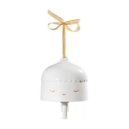 Campana-insieme agli amici(bianco-oro) - Lladrò