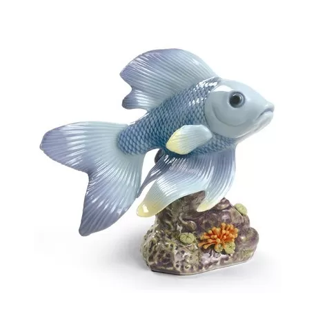 Sognatore dello stagno (blu) - Lladrò