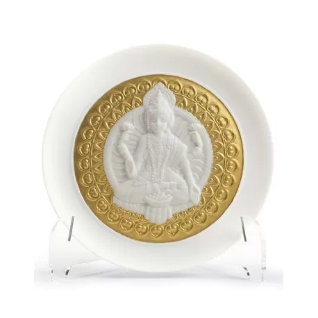 Piatto dea lakshmi - Lladrò