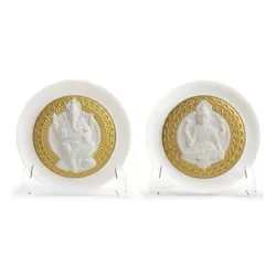 Piatti dea lakshmi e lord ganesha - Lladrò