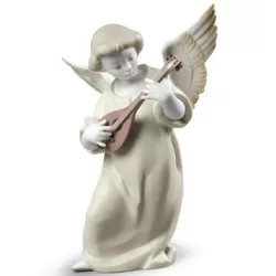 Angelo con mandolino - Lladrò