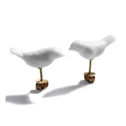 Orecchini a bottone magic forest - Lladrò