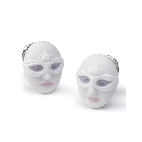 Orecchini mask face - Lladrò