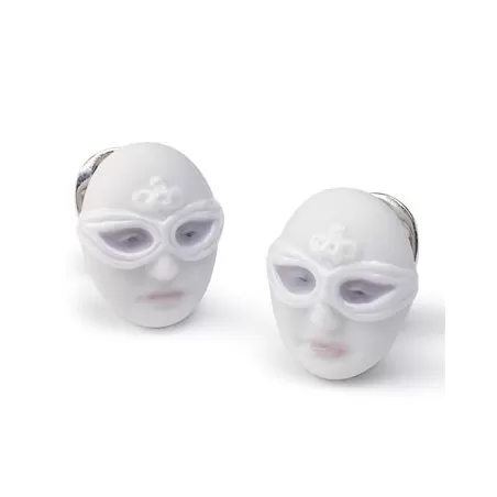 Orecchini mask face - Lladrò