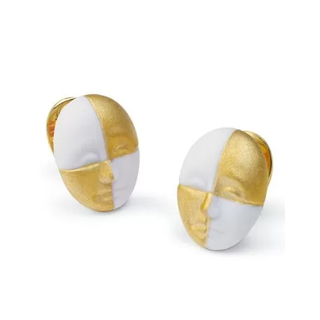 Orecchini harlequin face - Lladrò