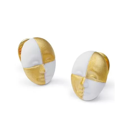 Orecchini harlequin face - Lladrò