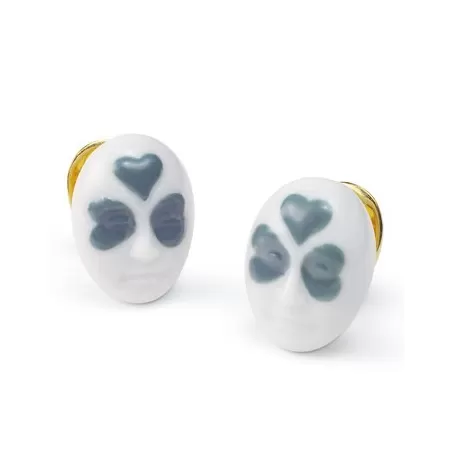 Orecchini clover face - Lladrò