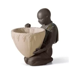 Porta potpourri davanti (nero) - Lladrò