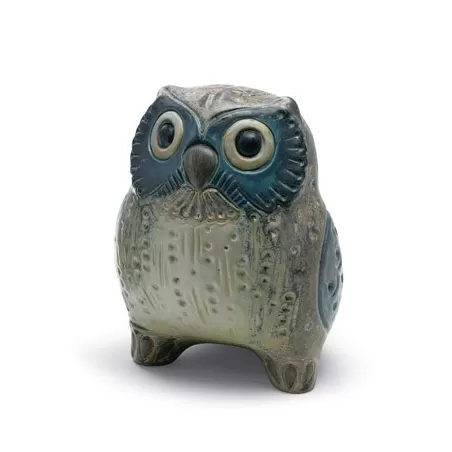 Gufo piccolo (grigio) - Lladrò