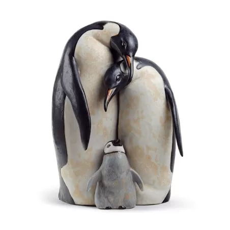 Famiglia di pinguini - Lladrò