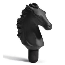 Bacchus bottle stopper horse (black) - Lladrò