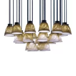 Lampada sospensione 27 litofanie (ce/uk) - Lladrò