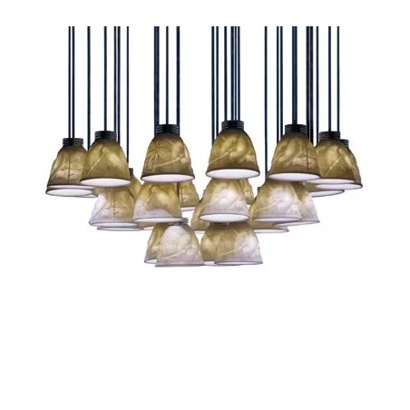 Lampada sospensione 27 litofanie (ce/uk) - Lladrò