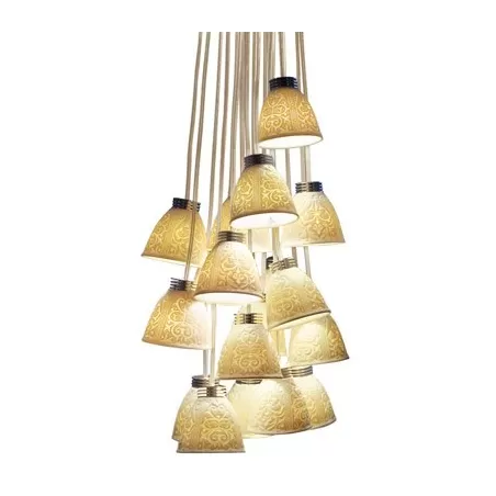 Lampada sospensione 18 litofanie (ce/uk) - Lladrò