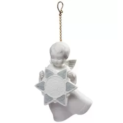 Angelo con stella - ornamento - Lladrò