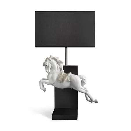 Lampada cavallo in pirouette - Lladrò