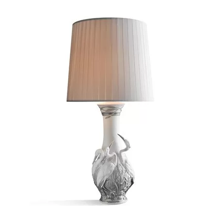 Lampada vaso aironi cinerini - Lladrò