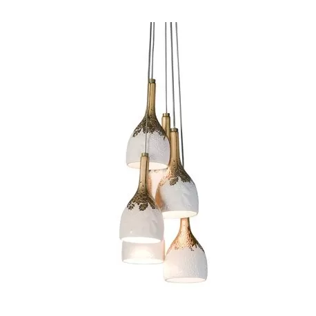 Naturo. lampada 6 luci - Lladrò