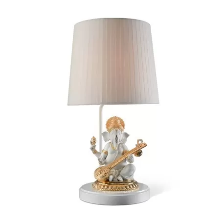 Lampada ganesha con veena (re-deco) - Lladrò