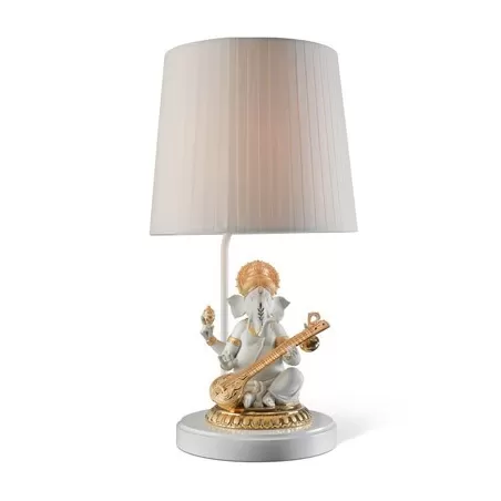 Lampada ganesha con veena (re-deco) - Lladrò