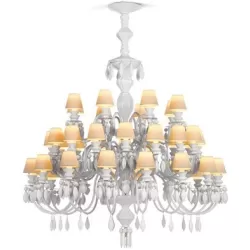 Belle de nuit candeliere 40 lampade, bianco - Lladrò