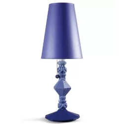 Belle de nuit lampada alta, azzurro - Lladrò