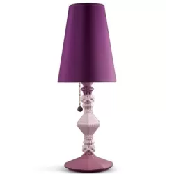 Belle de nuit lampada alta, rosa - Lladrò