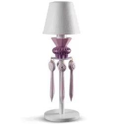 Belle de nuit lampada bassa, rosa - Lladrò