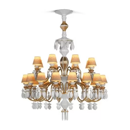 Belle de nuit candeliere 24 lampade, oro - Lladrò