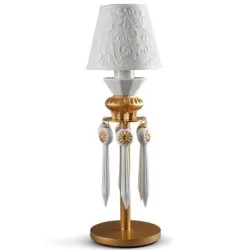 Belle de nuit lampada bassa, oro - Lladrò