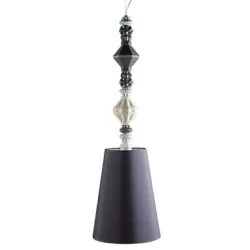 Belle de nuit lampada da soffitto ii, nero - Lladrò