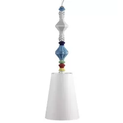 Belle de nuit lampada da soffitto ii,  multicolor - Lladro'